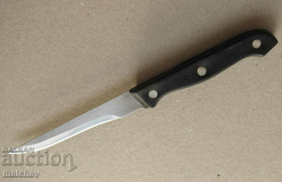 Kitchen knife 24 cm stainless plastic handle