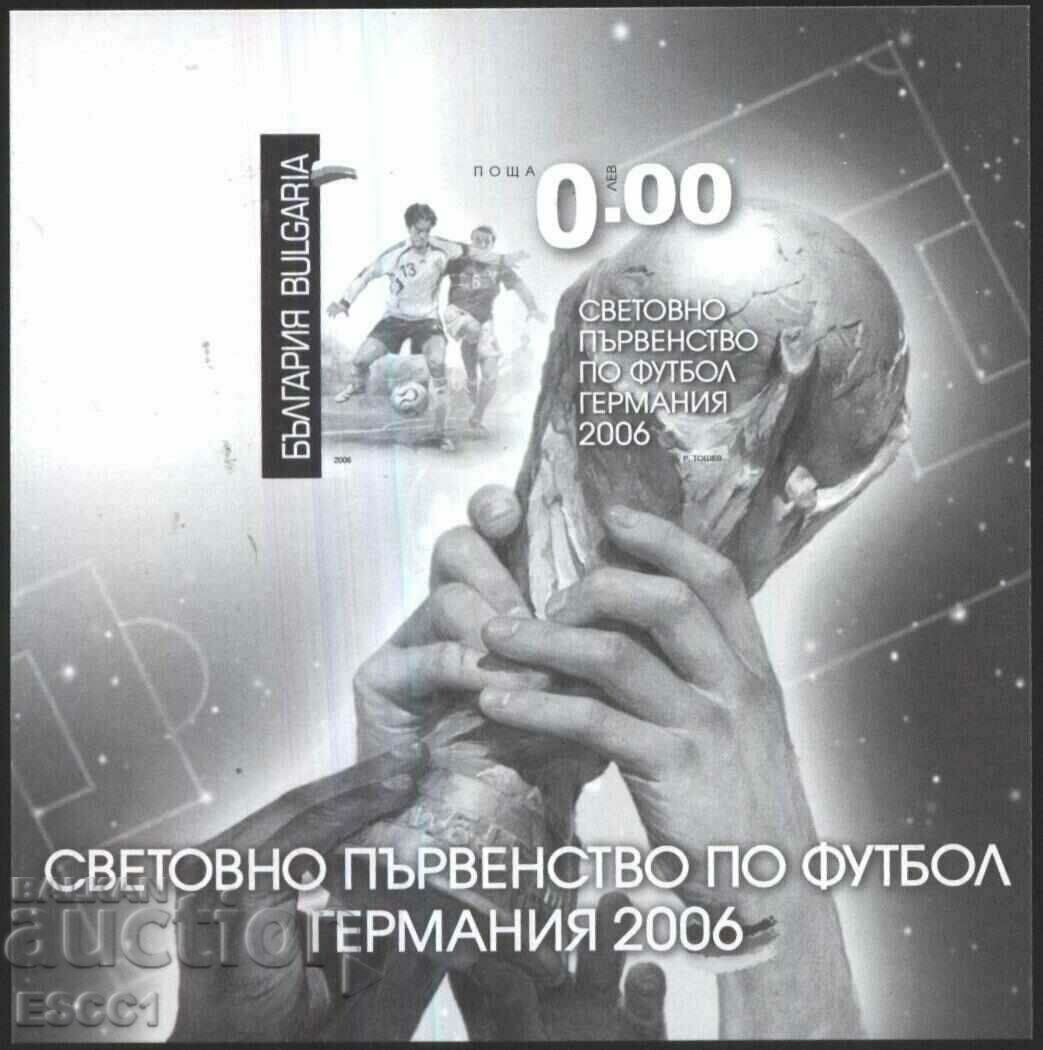 Souvenir block Sport WC in Football Germany 2006 from Bulgaria Souvenir block Sport WC in Football Germany 2006 from Bulgaria