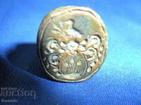 Very old bronze seal for red wax