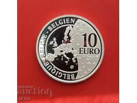 Belgia-10 euro 2007-50 din Tratatul de la Roma-tir 15192 buc.