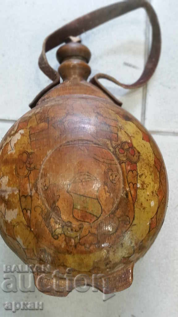 Licitație arc din lemn - Hristo Botev - pictat manual