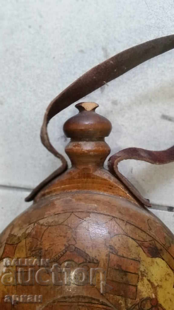 Livrarea arc din lemn - Hristo Botev - pictat manual