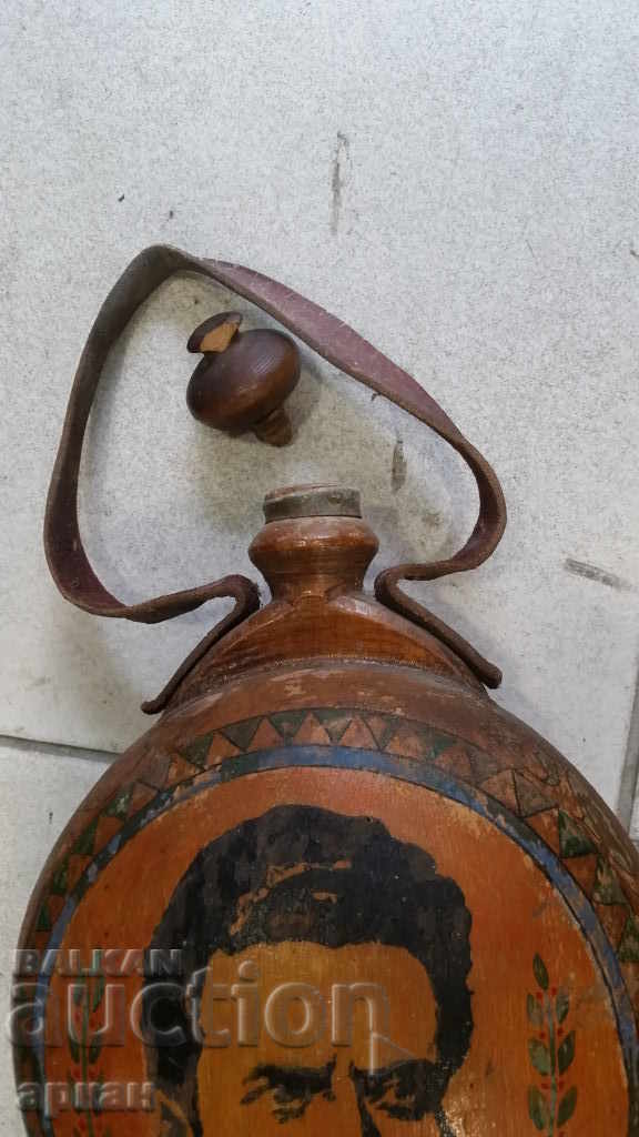 arc din lemn - Hristo Botev - pictat manual - 5