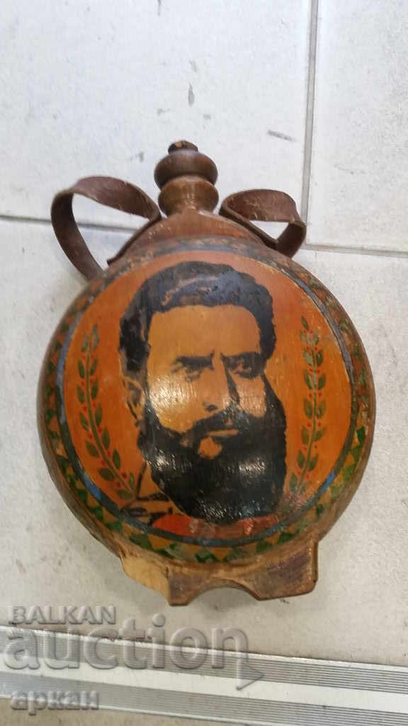 arc din lemn - Hristo Botev - pictat manual - 7