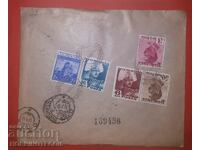 ROMANIA AIRMAIL ENVELOPE BUCHAREST OSLO NORWAY 1937 - 3