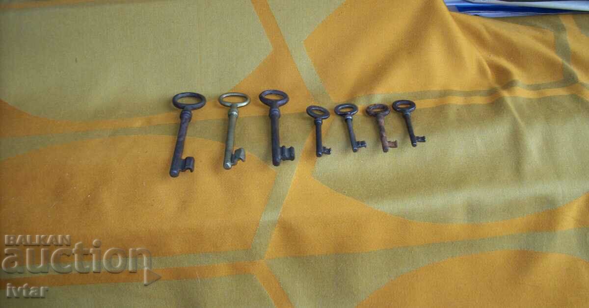 Lot of old keys - 3 with price 24.00 BGN | € 12.27 Lot of old keys - 3 with price 24.00 BGN | € 12.27