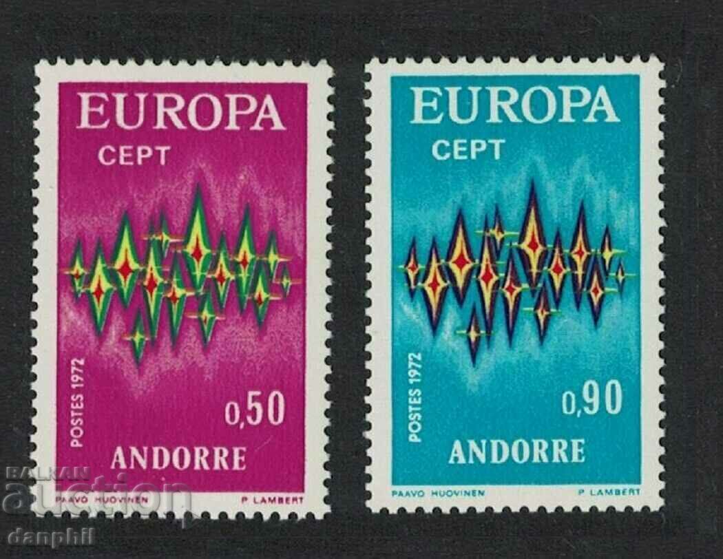 Andorra Fr. 1972 Europe CEPT (**) clean, unstamped