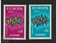 Andorra Fr. 1972 Europe CEPT (**) clean, unstamped