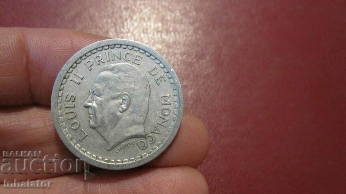 1943 Monaco 2 franci