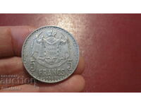1945 Monaco 5 franci