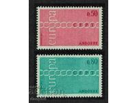 Andorra pr. 1971 Europa CEPT (**) curat, netimbrat