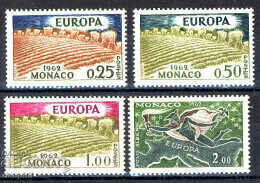 Монако 1962 Eвропа CEПT (**) чиста, неклеймована