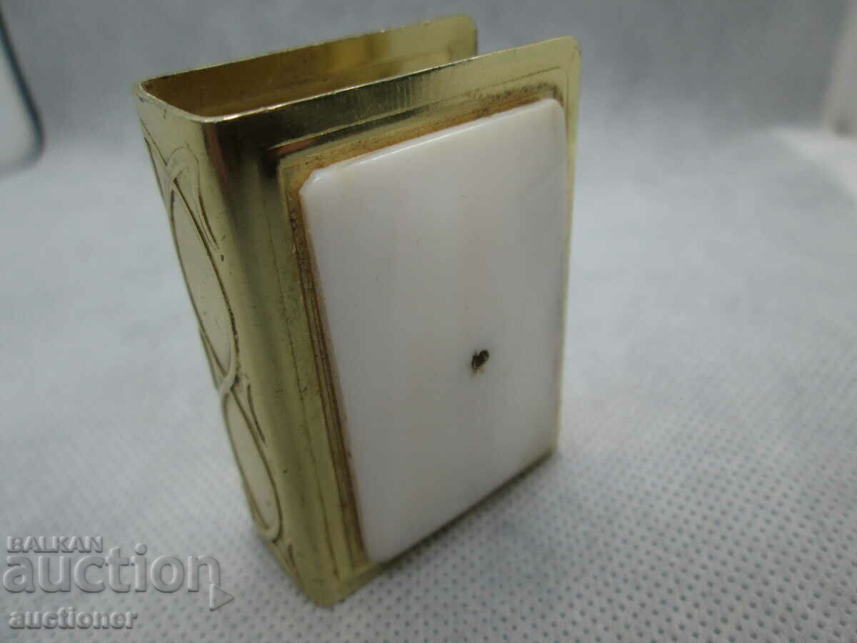 OLD MATCH BOX WITH MOTHER OF PEARL - 5 OLD MATCH BOX WITH MOTHER OF PEARL - 5