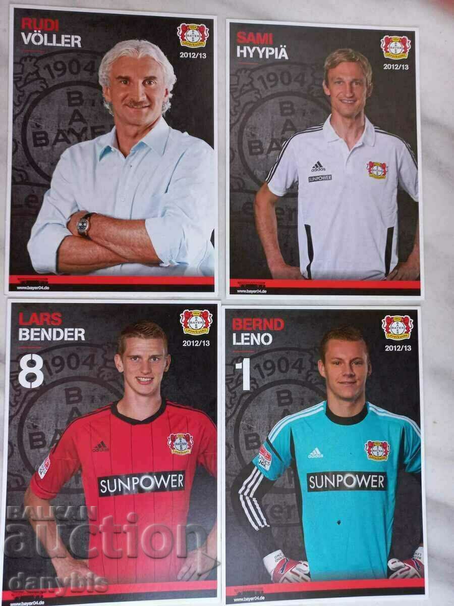 Картички на футболисти от Байер Леверкузен