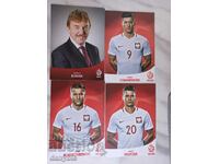 Κάρτες ποδοσφαιριστών από την Πολωνία