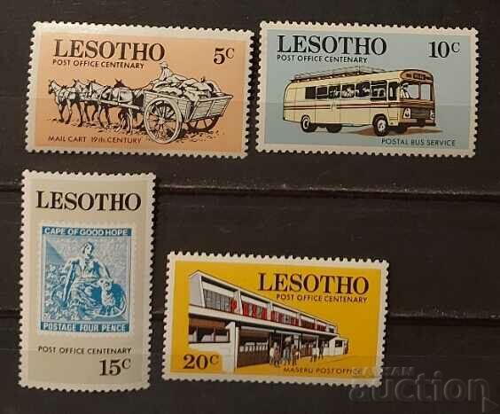 Лесото 1972 Автомобили/Коне/Сгради MNH