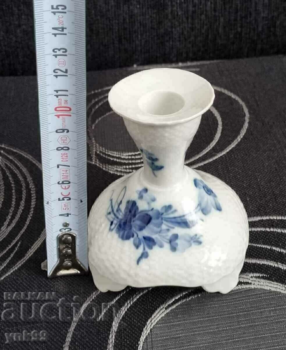 Auction  Royal copenhagen porcelain candle holder 1964