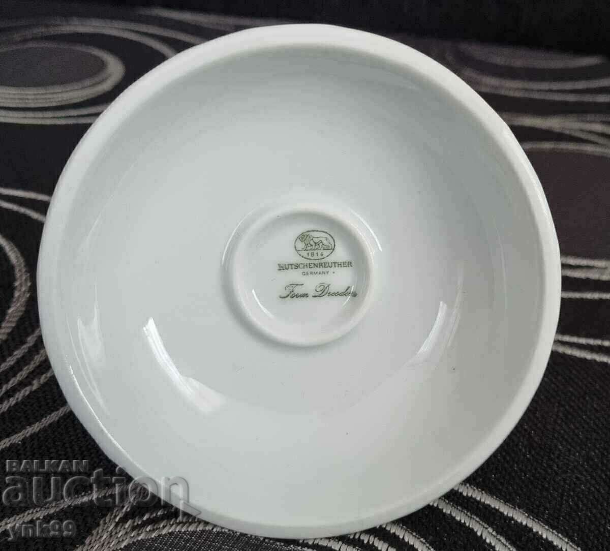 Auction  Hutschenreuther porcelain candle holder 1969 Germany