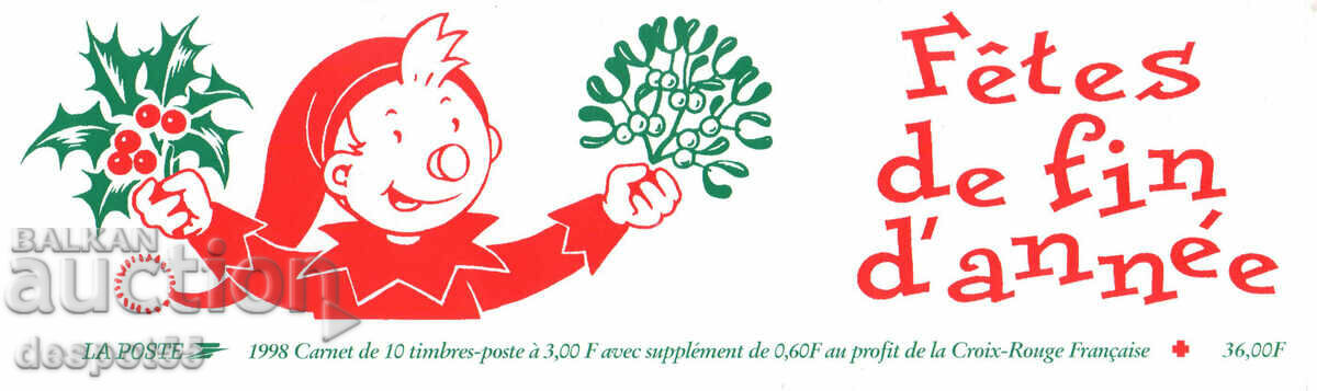 1998. France. Red Cross. Carnet x10. with price 12.50 BGN | € 6.39 1998. France. Red Cross. Carnet x10. with price 12.50 BGN | € 6.39