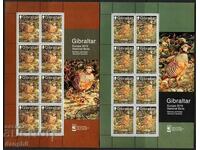 Gibraltar 2019 Europe CEPT (**) Small sheet of 8 series