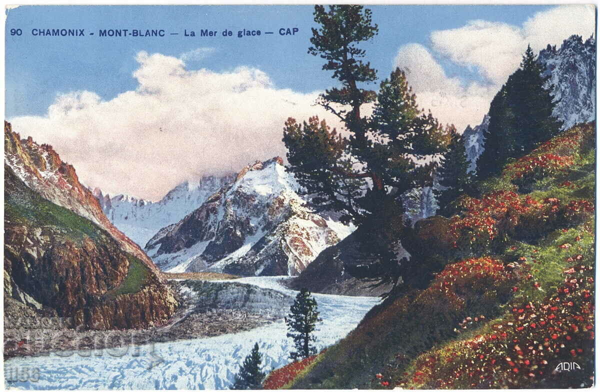 PK - Franța - Chamonix - Mont Blanc - 1960