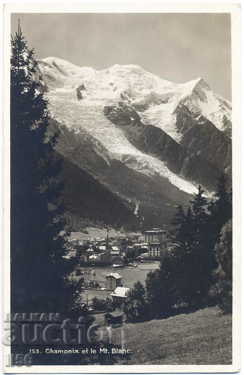 PK - Franța - Chamonix - Mont Blanc - 1937