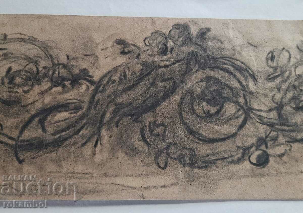 Ancient drawing 18-19 c. - 5 Ancient drawing 18-19 c. - 5