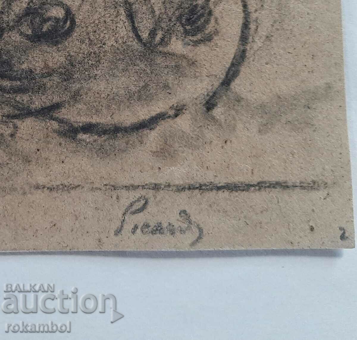 Ancient drawing 18-19 c. - 6 Ancient drawing 18-19 c. - 6