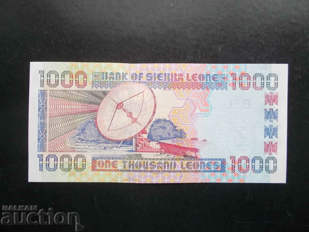 SIERRA LEONE, 1000 leone, 2002, UNC with price 9.99 BGN | € 5.11