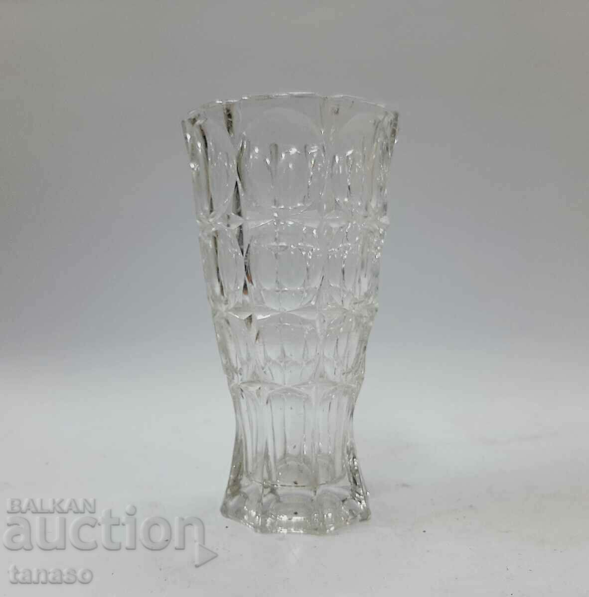 Beautiful old lead crystal vase(12.5) - 5