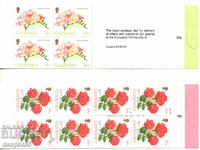 1997. Guernsey. Λουλούδια - Σειρά 2 καρτών. Αυτοκόλλητες