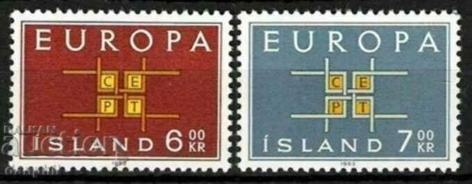 Исландия 1963 Eвропа CEПT (**) чиста, неклеймована