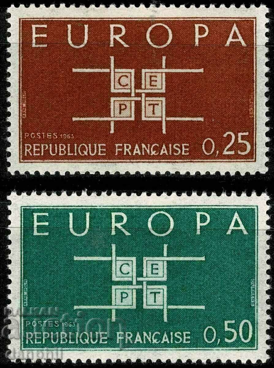 Franța 1963 Europa CEPT (**), serie curată, fără ștampilă