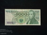 POLAND 5000 ZLOTS 1988