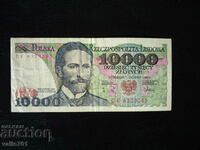 POLAND 10000 ZLOTS 1988