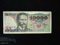 POLONIA 10000 ZLOTS 1988