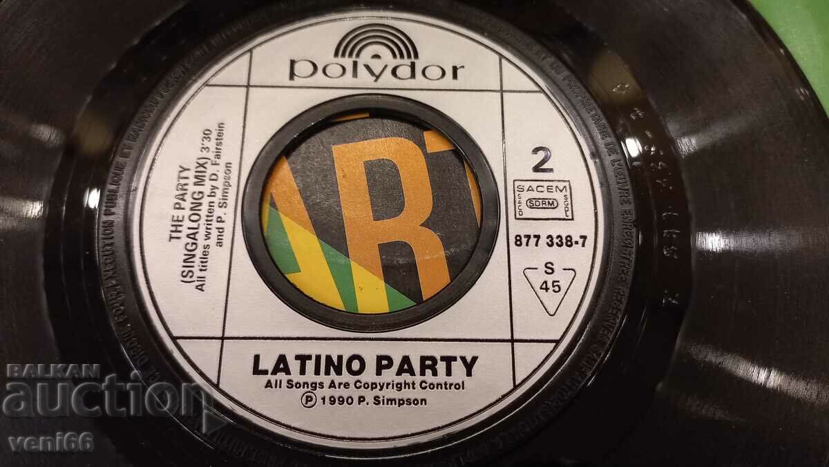 Auction Gramophone record - small format Latino party Auction Gramophone record - small format Latino party