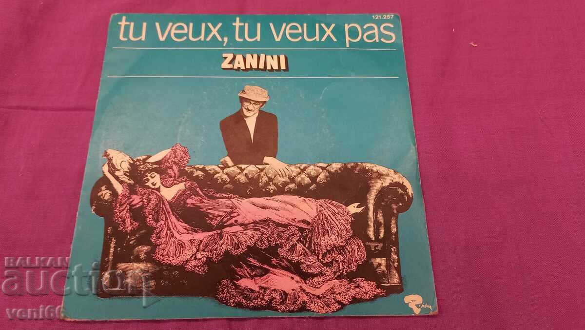 Gramophone record - small format Zanini