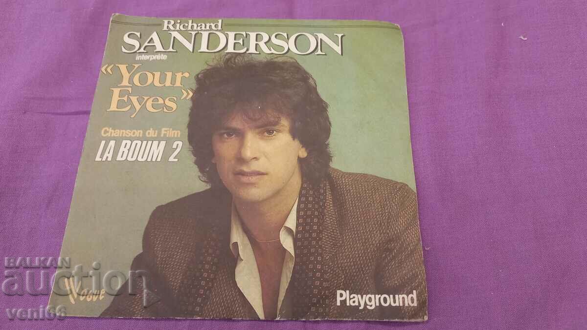 Disc de gramofon - format mic Richard Sanderson
