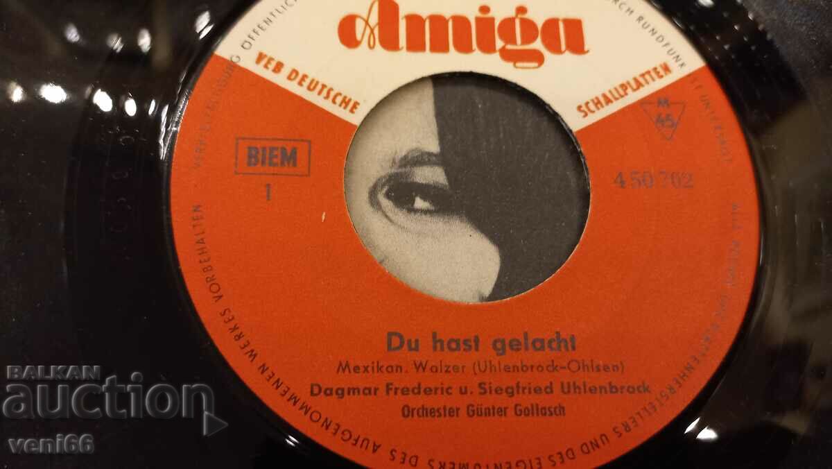 Auction Gramophone record - small format Sigfried Dagmar Auction Gramophone record - small format Sigfried Dagmar