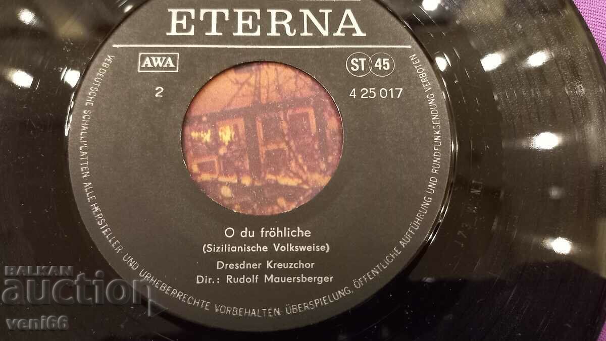 Auction Gramophone record - small format Drezdener Kreuzhor Auction Gramophone record - small format Drezdener Kreuzhor