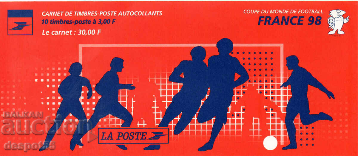 1998. France. World Cup in football - France. Carnet. with price 7.50 BGN | € 3.83 1998. France. World Cup in football - France. Carnet. with price 7.50 BGN | € 3.83