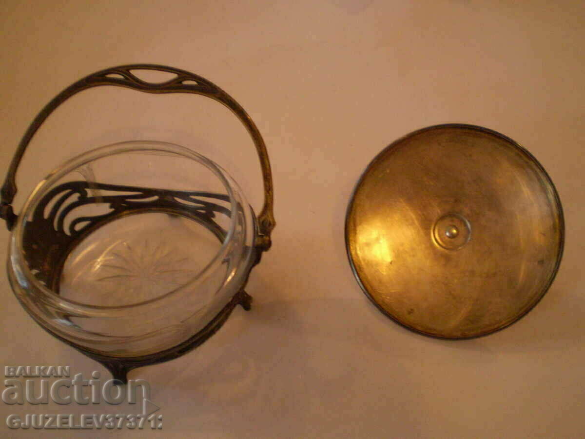 WMF Art Nouveau silver plated sugar bowl bonbonniere - 7 WMF Art Nouveau silver plated sugar bowl bonbonniere - 7