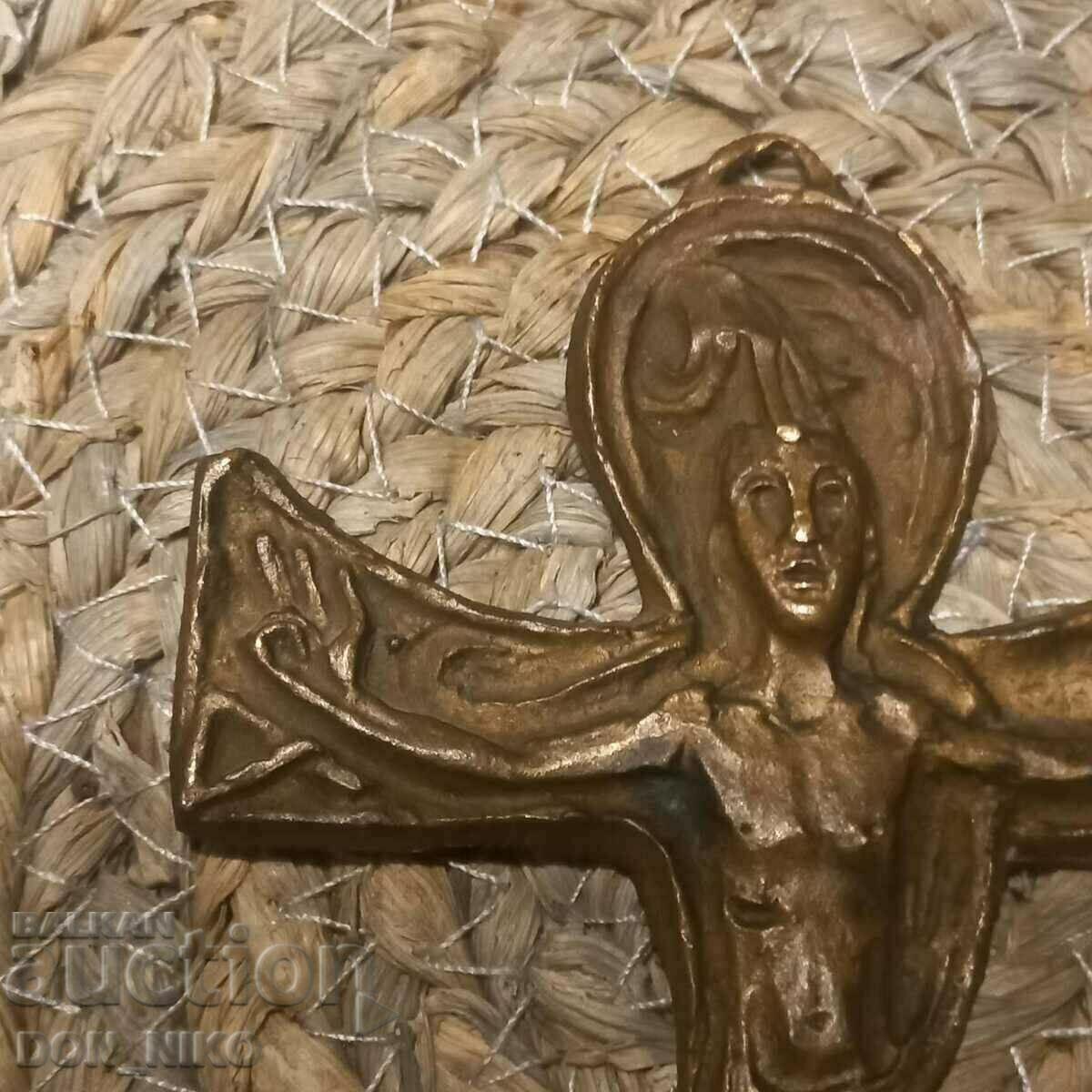 Auction Bronze Crucifix Auction Bronze Crucifix