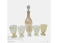 "Golden Dreams" glass tableware set (4.2)
