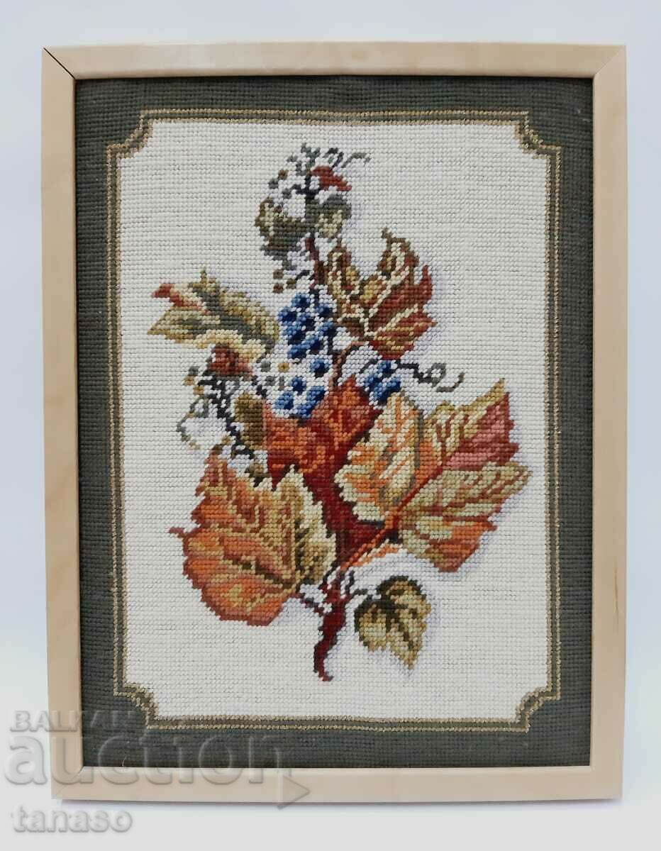 German embroidered picture, tapestry, autumn(3.5)