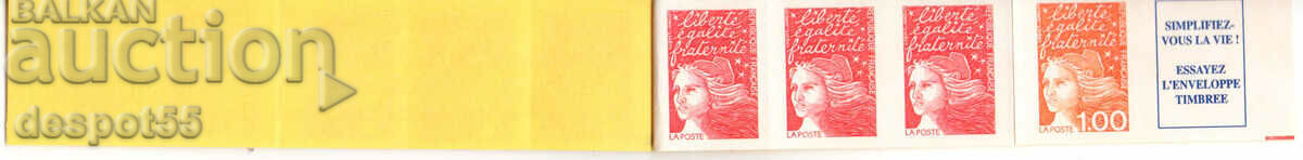 1996. France. Marianne. Mini-Carnet. Self-adhesive. with price 5.30 BGN | € 2.71 1996. France. Marianne. Mini-Carnet. Self-adhesive. with price 5.30 BGN | € 2.71