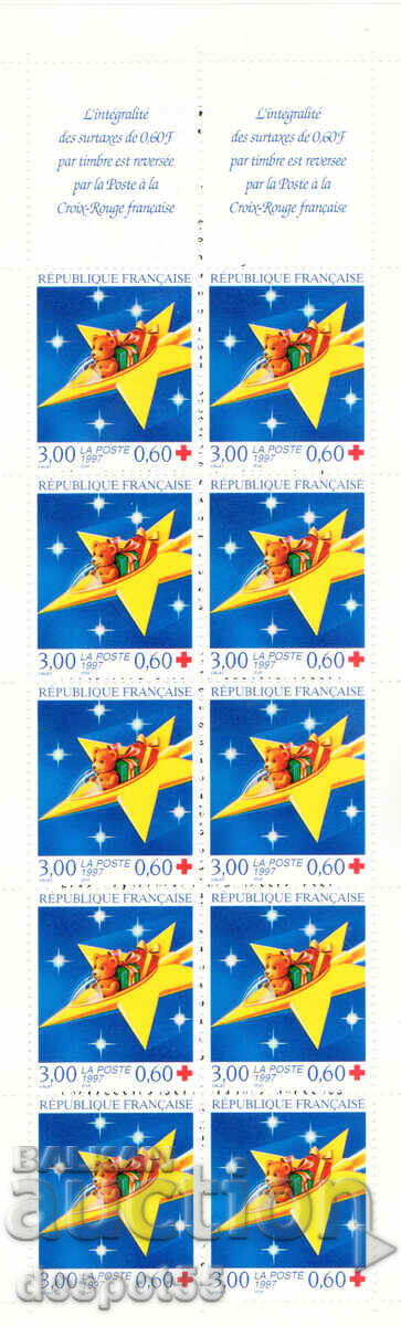 1997. France. Red Cross. Carnet. Self-adhesive.
