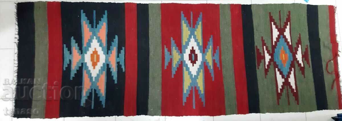 Old woolen woven rug(1.1)