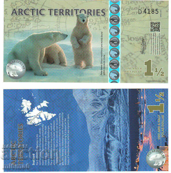 Арктически територии 1 1/2  долар